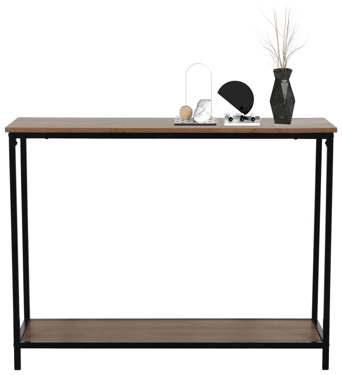 Konsole Mira schwarz lackiert Eiche Nachbildung B/H/T: ca. 106x81x35 cm