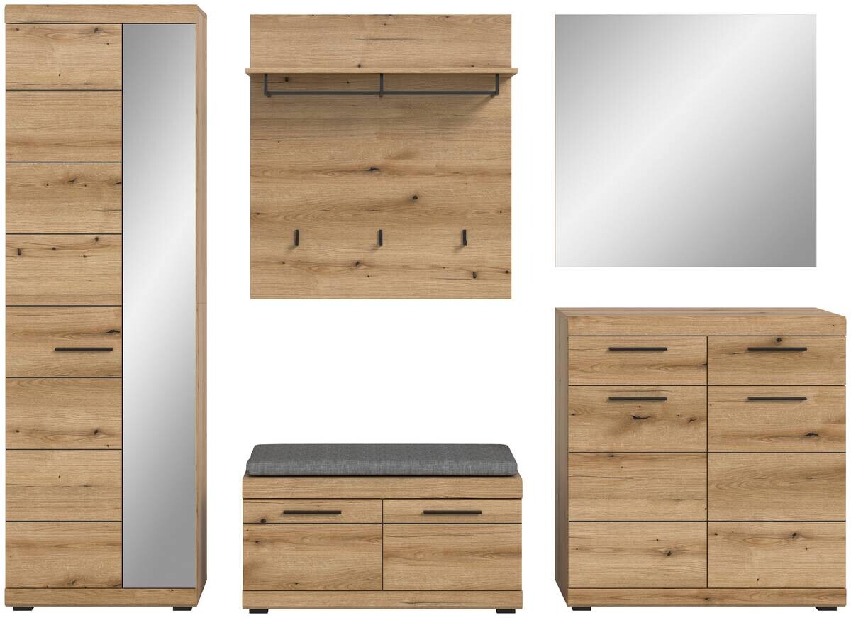 Garderobe SCOUT Evoke Oak Nachbildung B/H/T: ca. 272x197x40 cm