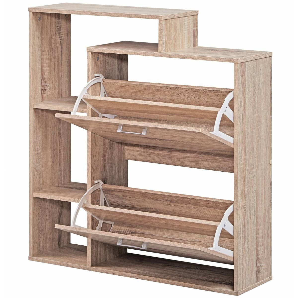 Schuhkipper Eiche Sonoma Nachbildung B/H/T: ca. 24x93x85 cm