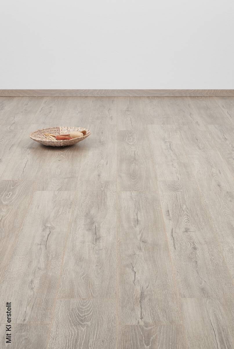 EGGER Laminatboden Eiche grau ca. 2,4936 m² im Paket B/L: ca. 19,3x129,2 cm pro Paket