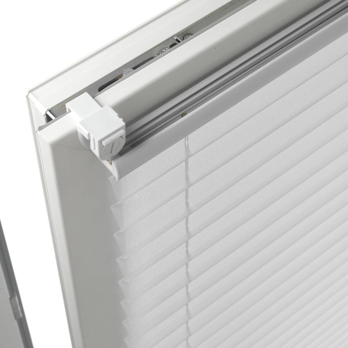 Spannplissee Easyfix Pia weiß B/L: ca. 50x130 cm