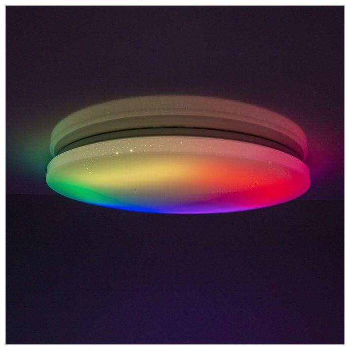 Näve Leuchten LED Deckenleuchte NV1373261 weiß Metall Kunststoff H/D: ca. 7x58 cm null 1 Brennstellen