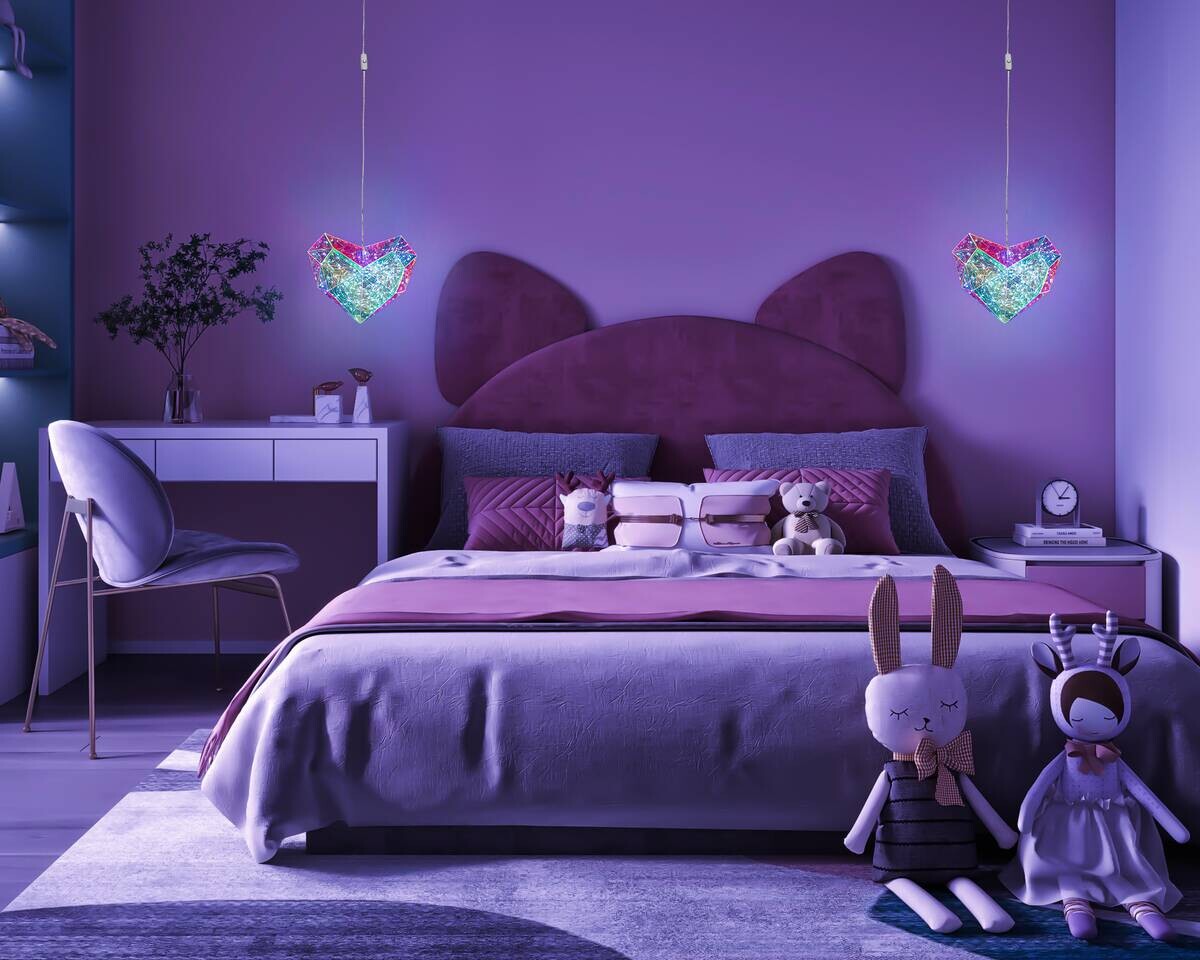 Nolo Dekoleuchte Herz transparent B/H/L: ca. 20x6,5x23 cm