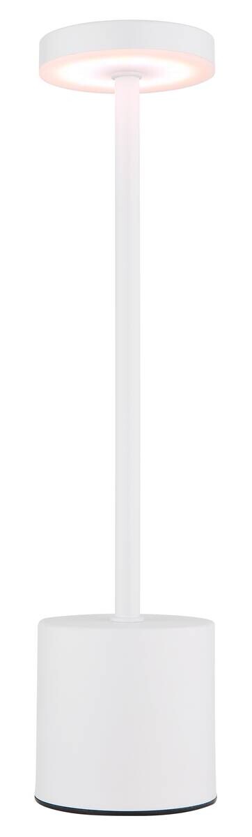 GLOBO LED-Tischleuchte Anru weiß H/D: ca. 34x8 cm