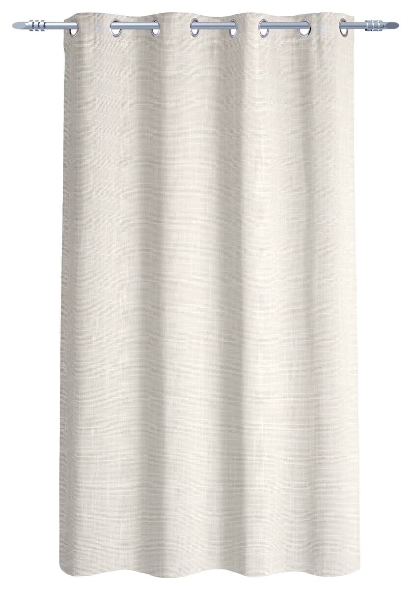 Ösenvorhang Monza champagner B/L: ca. 135x175 cm