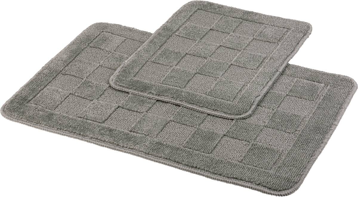 Sensation Badgarnitur grau 100% Polypropylen B/L: ca. 80x50 cm