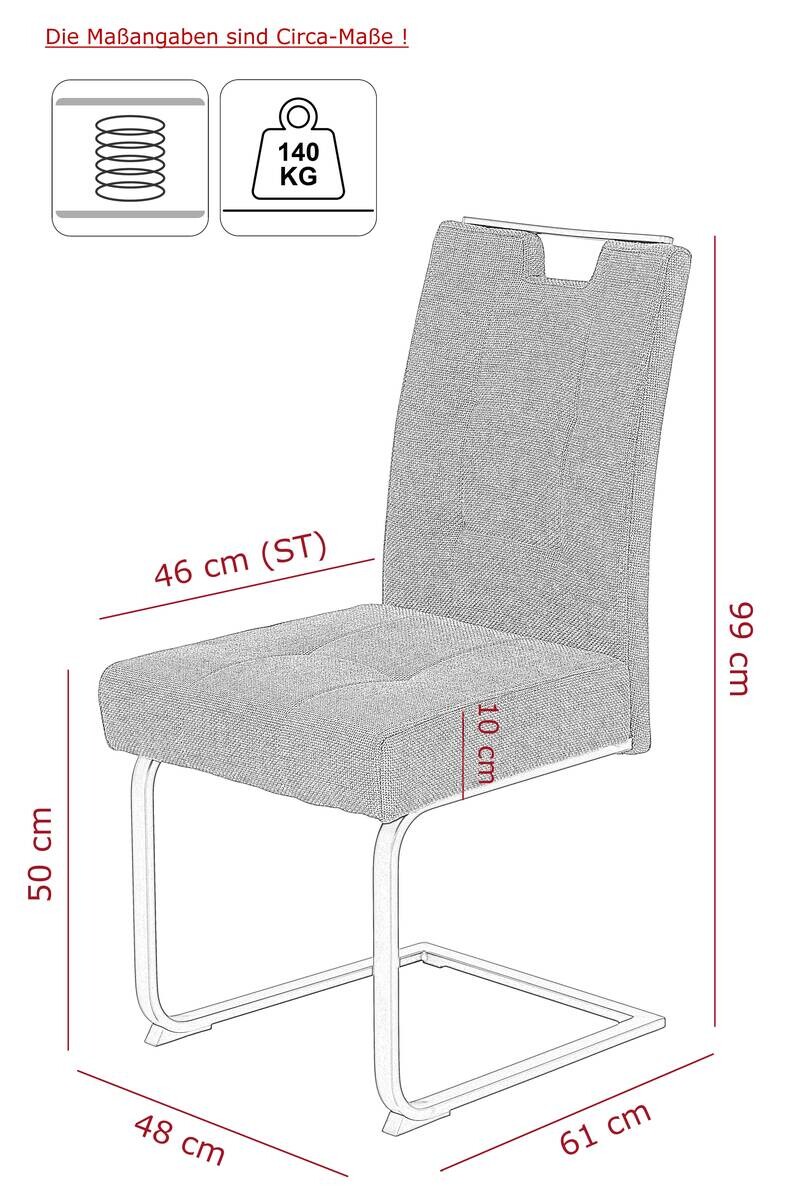 Essgruppe Beke Holzwerkstoff B/H/T: ca. 180x76x90 cm