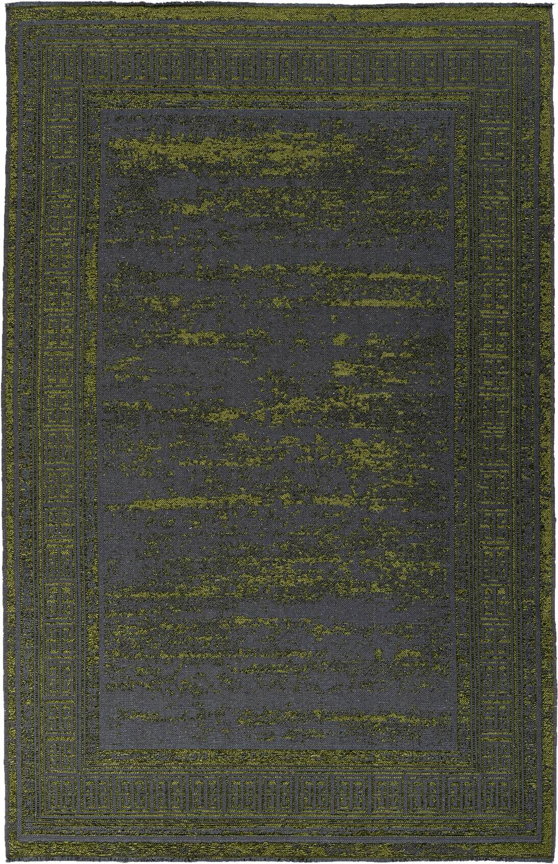 Kayoom Flachflorteppich Kalea 325 grün B/H/L: ca. 120x0,8x170 cm