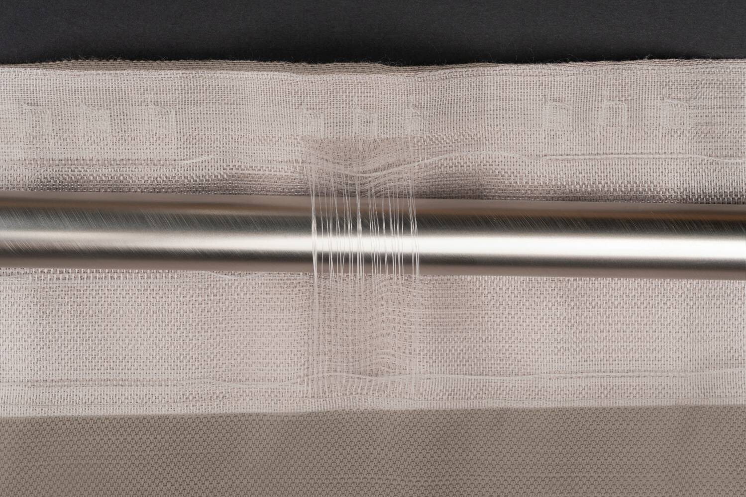 Kombivorhang 2er Pack Balance taupe 100% Polyester B/L: ca. 135x245 cm