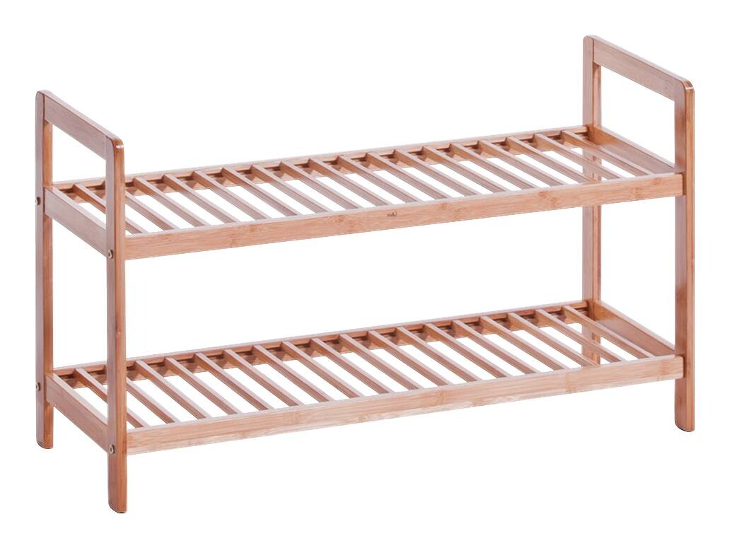 Zeller Schuhregal natur Bambus B/H/T: ca. 70x40x26 cm