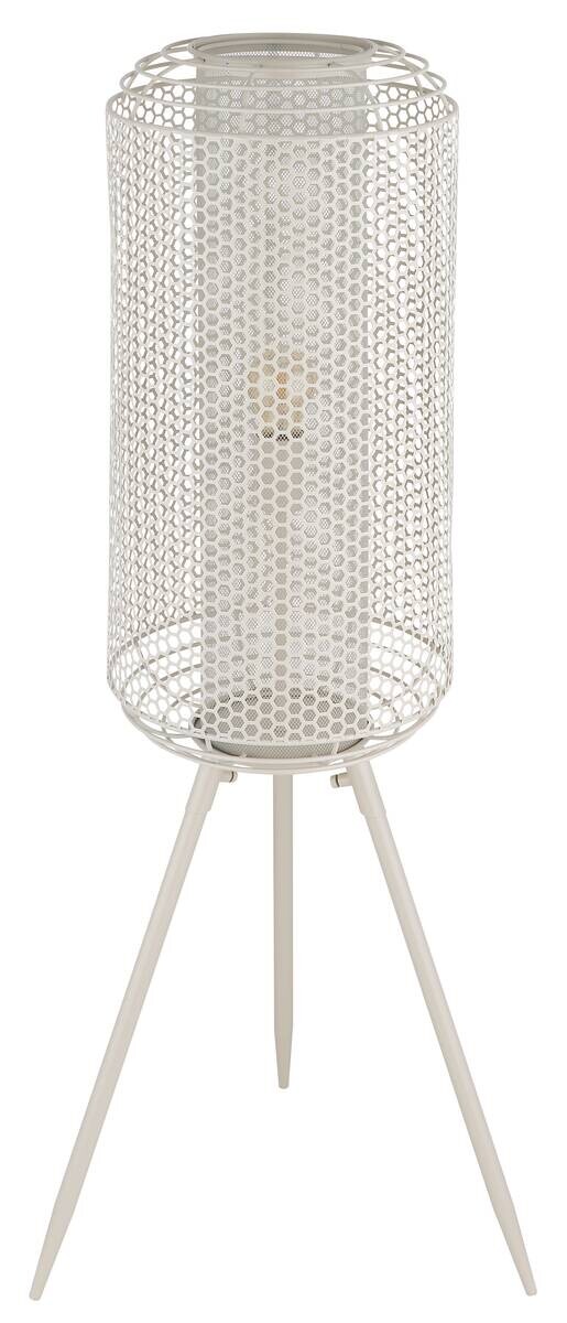 GLOBO Stehlampe creme Metall H/D: ca. 110x30 cm E27 1 Brennstellen