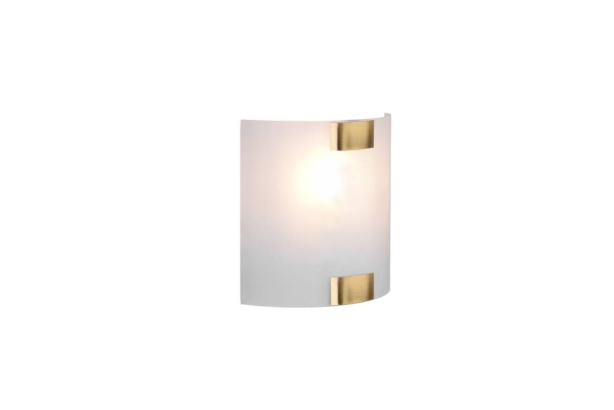 TRIO Wandleuchte 212700104 Pura altmessing Metall B/H/T: ca. 20x20x7 cm E27 1 Brennstellen