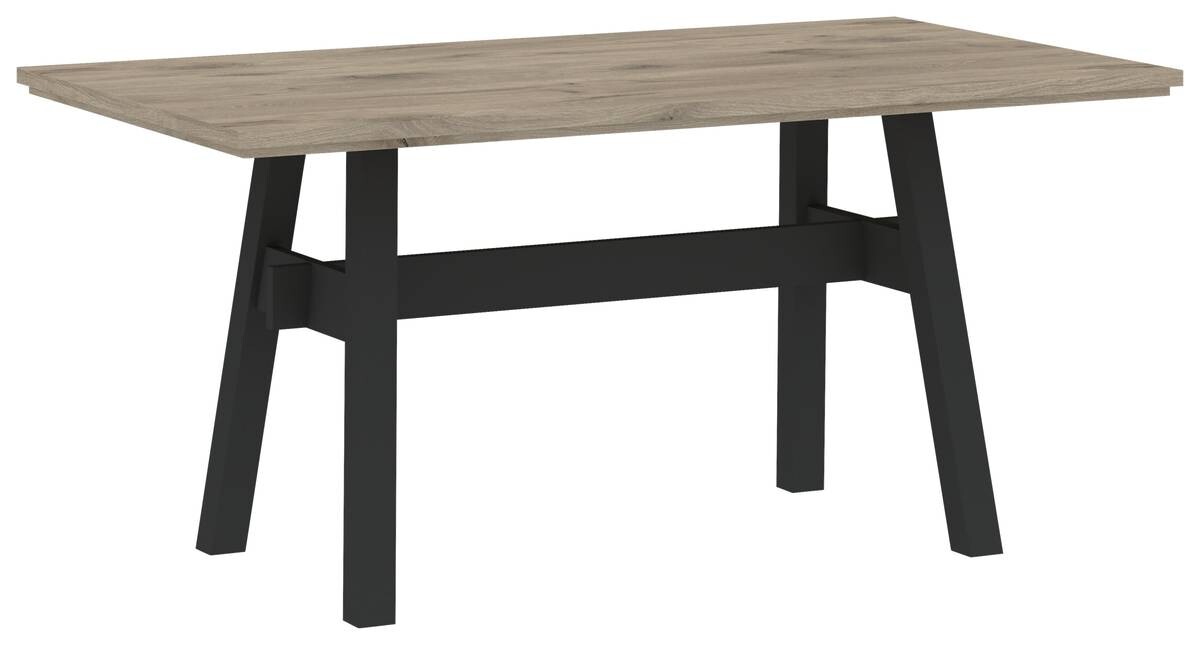 Esstisch Portofino natur schwarz B/H/T: ca. 160x76x90 cm