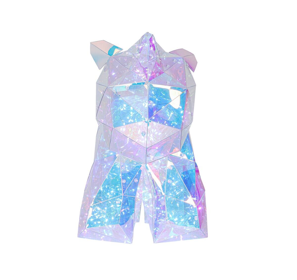 Nolo LED-Dekoleuchte Einhorn transparent Kunststoff