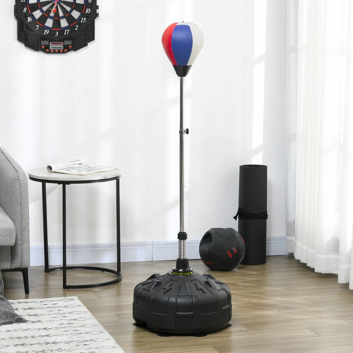 SPORTNOW Fitness-Zubehör rot Kunstleder B/H/L: ca. 48x48x165 cm