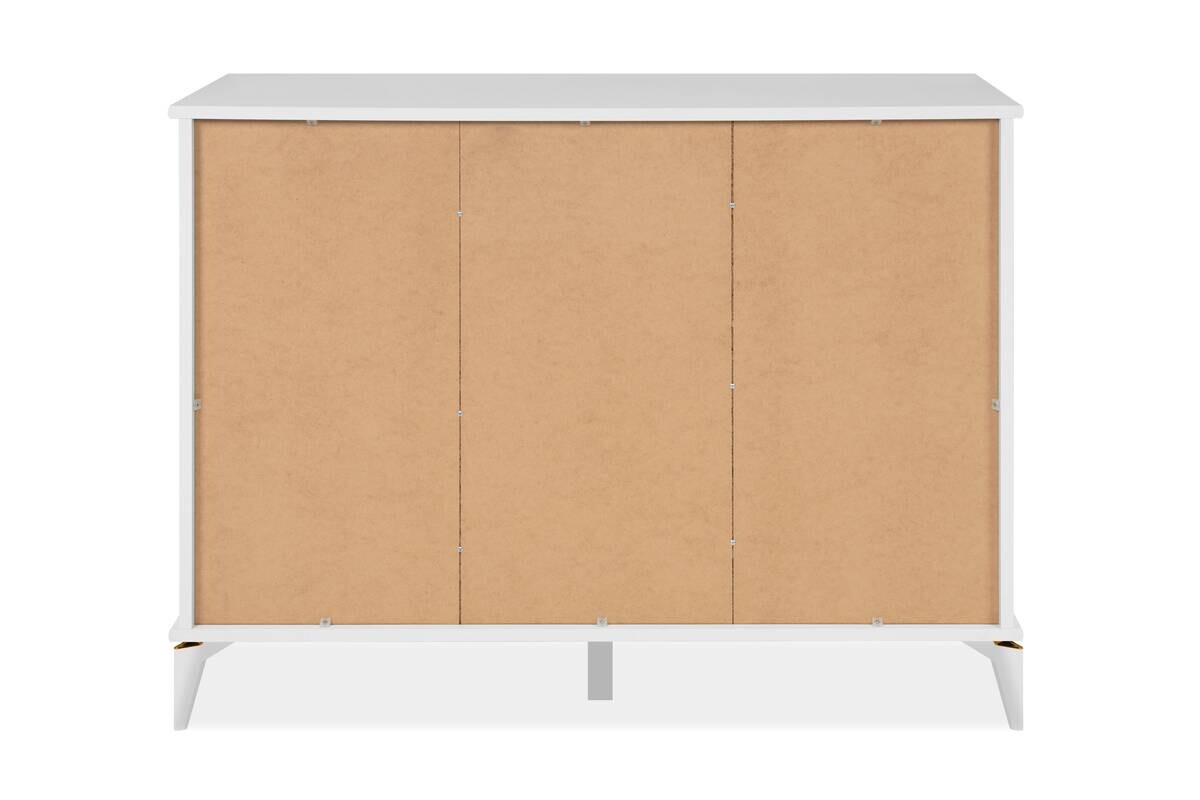Kommode Izmir weiß Kupfer Nachbildung B/H/T: ca. 120x90x36 cm