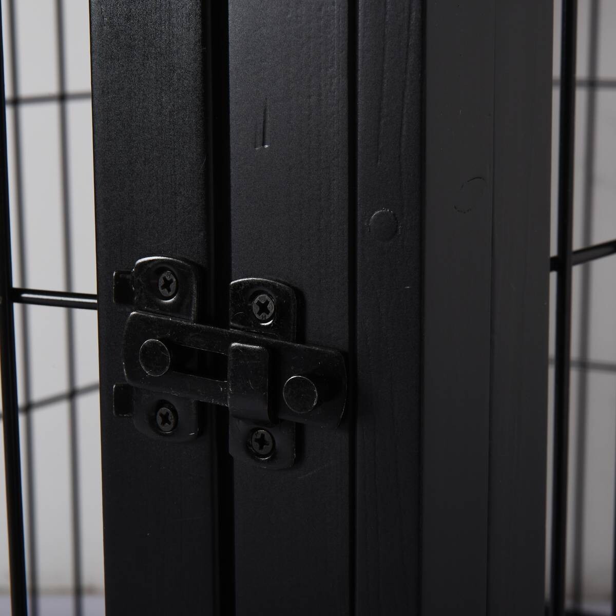 PawHut Hundekäfig schwarz MDF B/H/T: ca. 81x66x59 cm