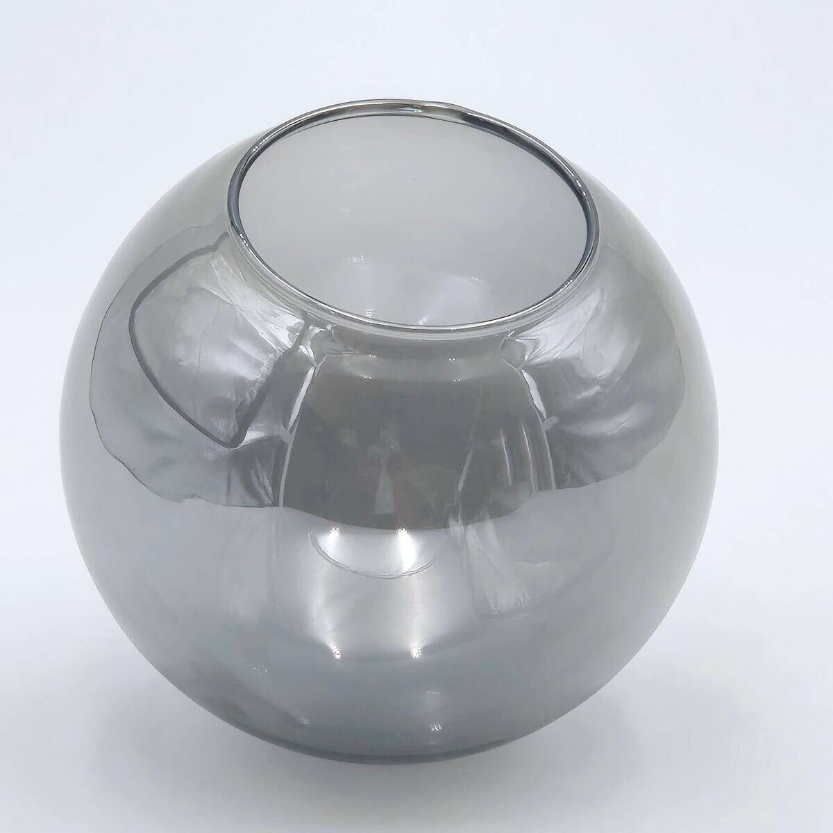 Lamkur Hängeleuchte Rollo Chrom Glas Stahl B/H/L: ca. 15x120x15 cm 1 Brennstellen