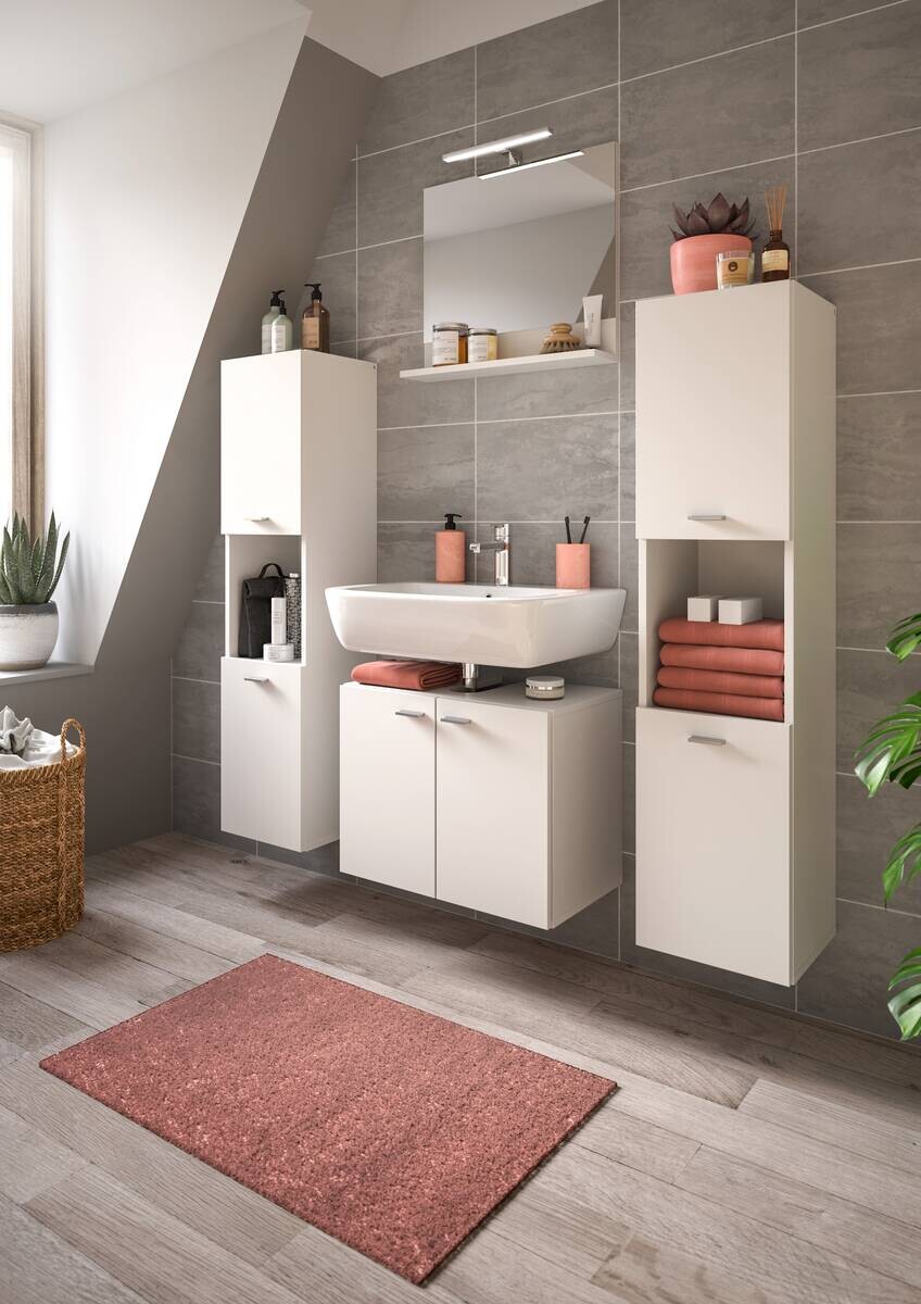 Badezimmer-Set BOSTON weiß B/H/T: ca. 137x186x33 cm