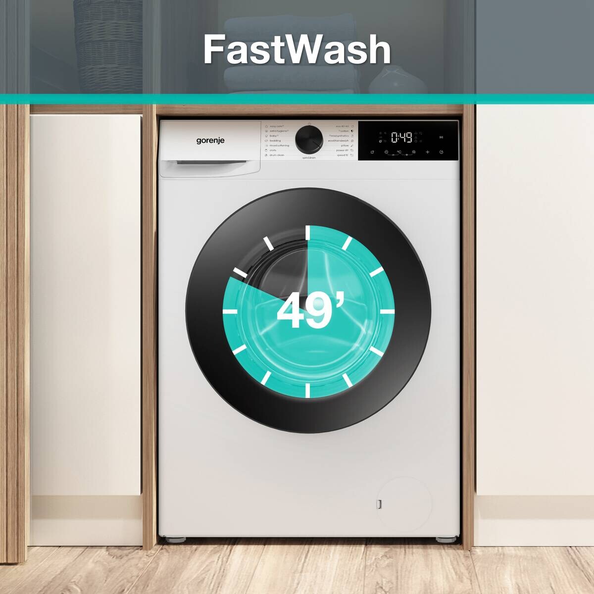 Gorenje Waschmaschine W5G2P84A3P2 weiß B/H/T: ca. 60x85x51 cm ca. 8 kg