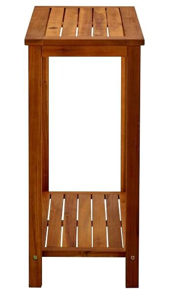 vidaXL Konsolentisch braun Akazie B/H/L: ca. 35x75x80 cm