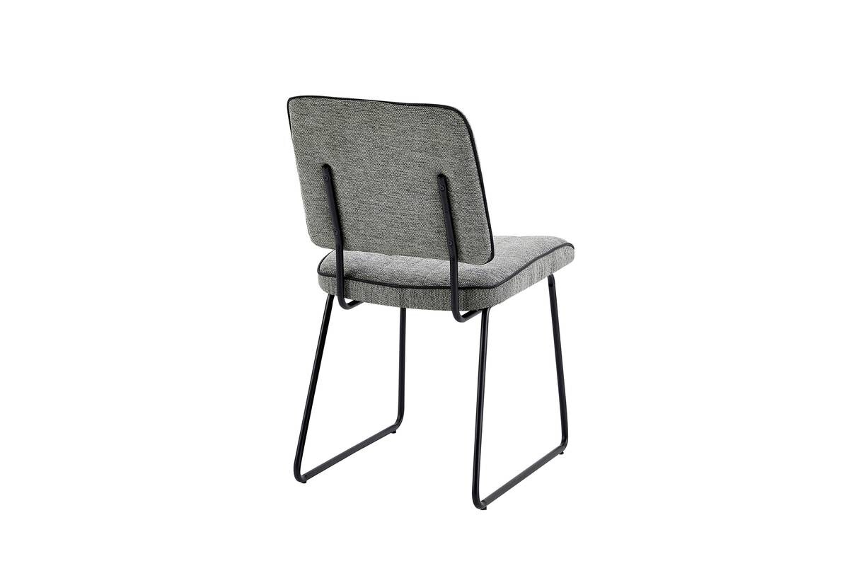 Stuhl LIAM 4er-Set grau B/H/T: ca. 45x83x61 cm