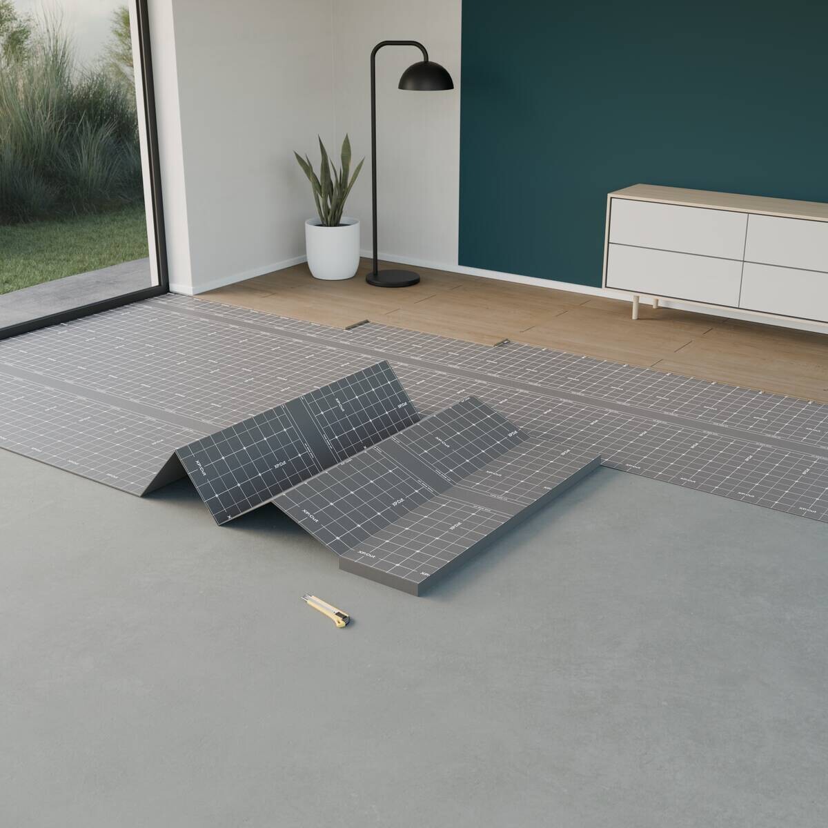 Laminatunterlage Laminatunterlage 20m² im Paket B/L: ca. 125x1600 cm