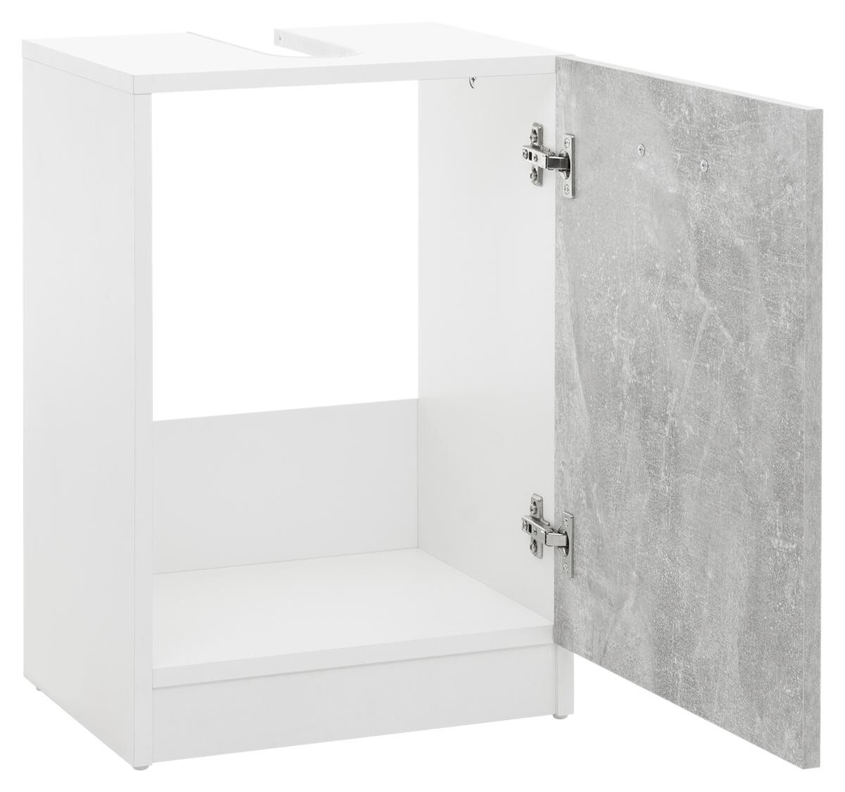 Waschbeckenunterschrank Solo 11 Beton Optik B/H/T: ca. 38x55x29 cm