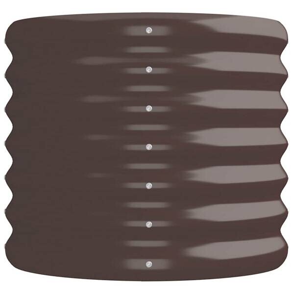 Hochbeet braun Stahl B/H/L: ca. 40x36x224 cm