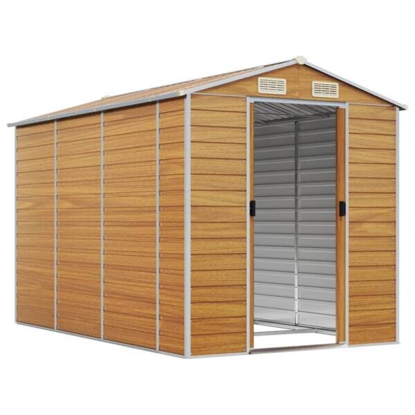 vidaXL Gartenhaus braun B/H/T: ca. 191x198x300 cm