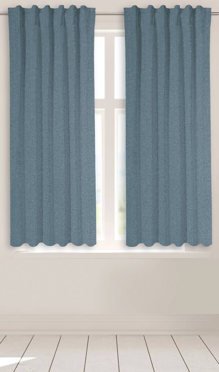 POCOline Kombivorhang Ulrich blau B/L: ca. 135x145 cm