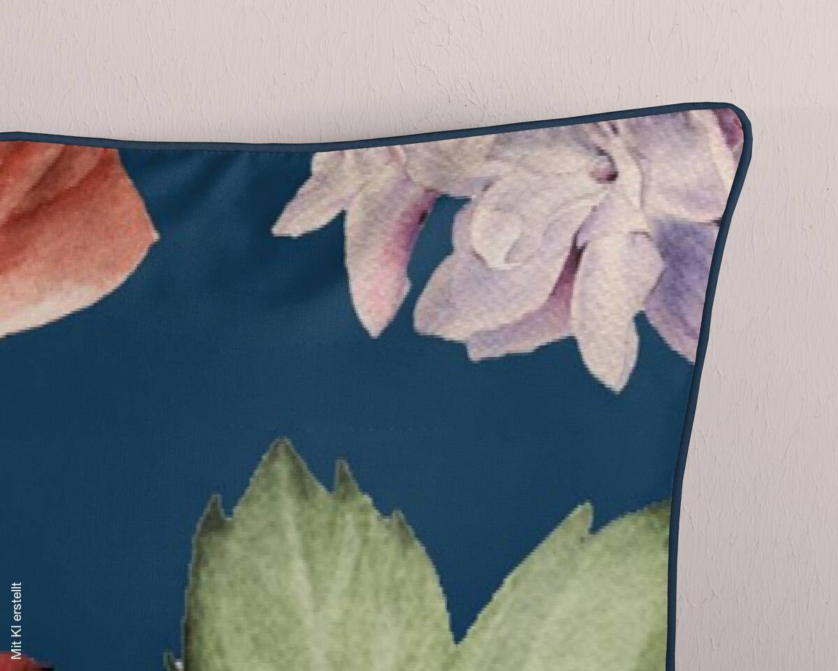 Baumwoll Bettwäsche Fiori Satin