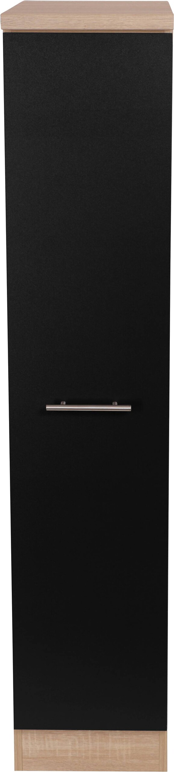 Apothekerschrank Merle schwarz B/H/T: ca. 30x145x60 cm