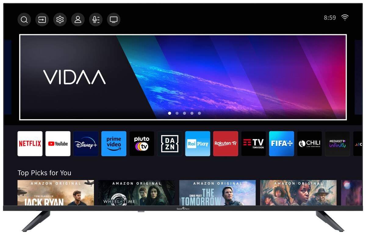 Smart-Tech LED-Fernseher 43UV10V1 B/H: ca. 96x61 cm