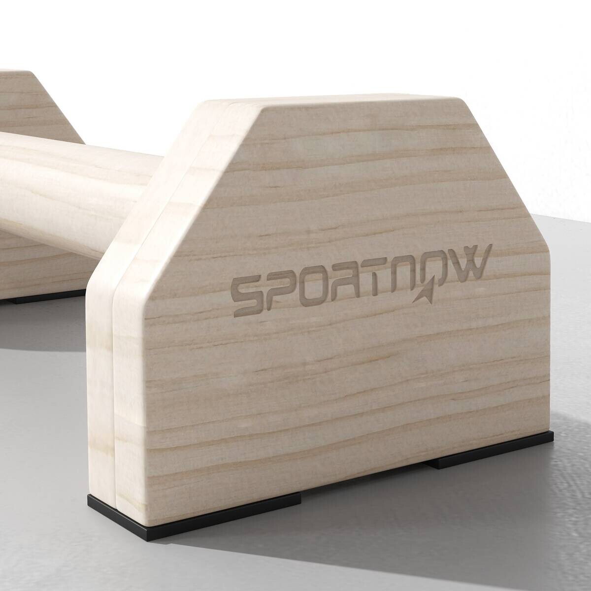 SPORTNOW Liegestützgriffe natur Buche B/H/L: ca. 13x10x30 cm