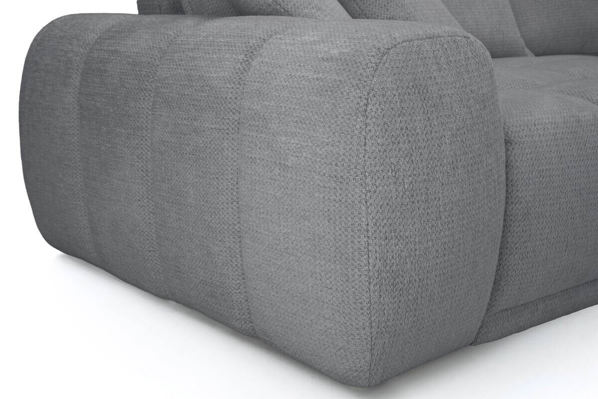 Ecksofa stone Microfaser B/H/T: ca. 312x97x229 cm