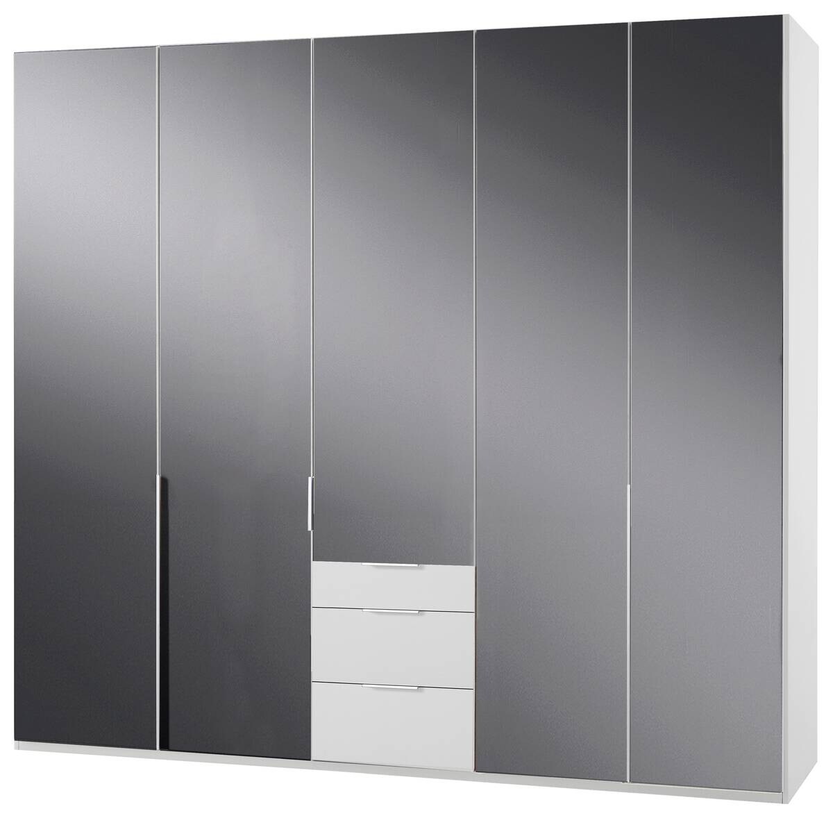 Kleiderschrank New York C Alpinweiß B/H/T: ca. 225x236x58 cm