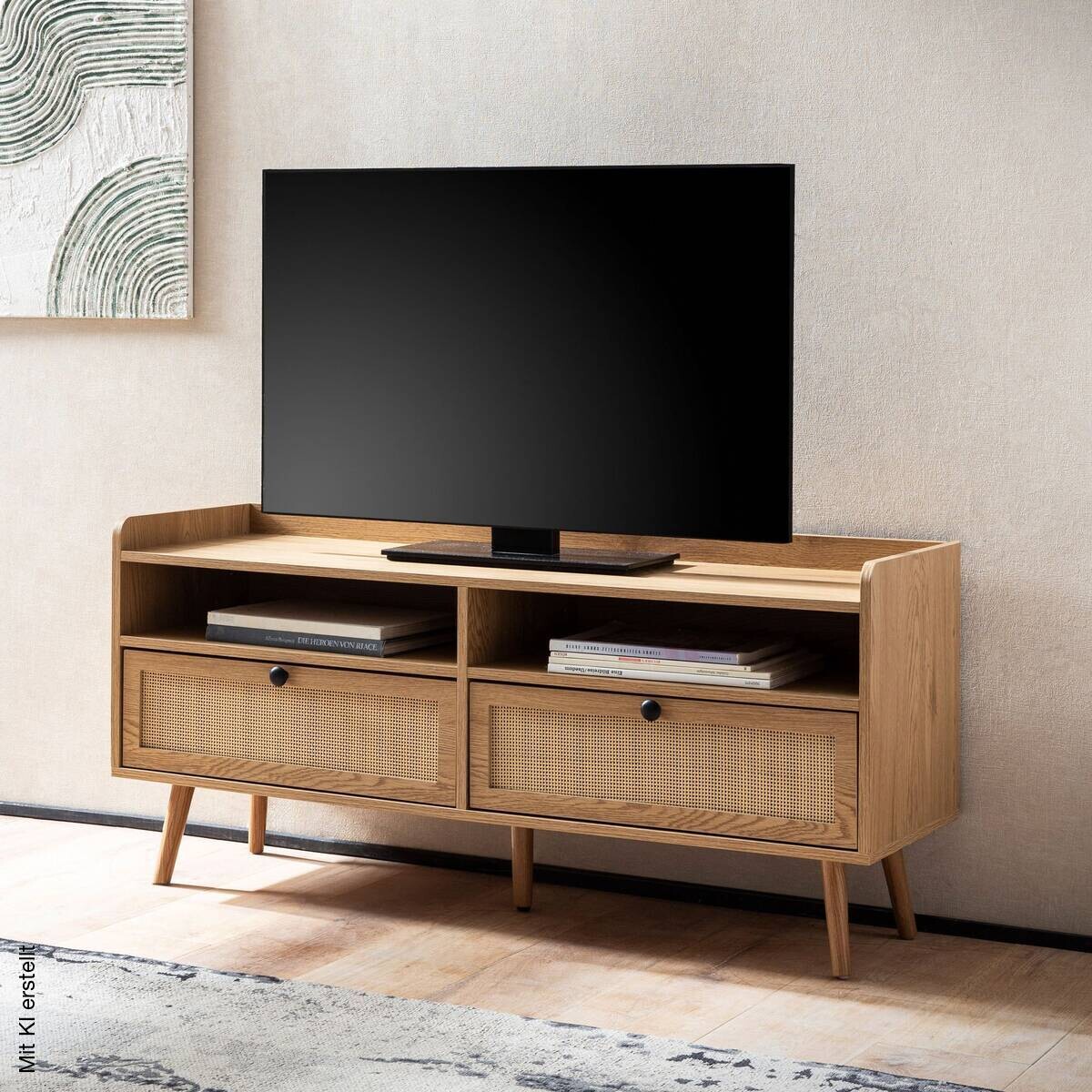 Lowboard Eiche Optik B/H/T: ca. 120x56x39 cm