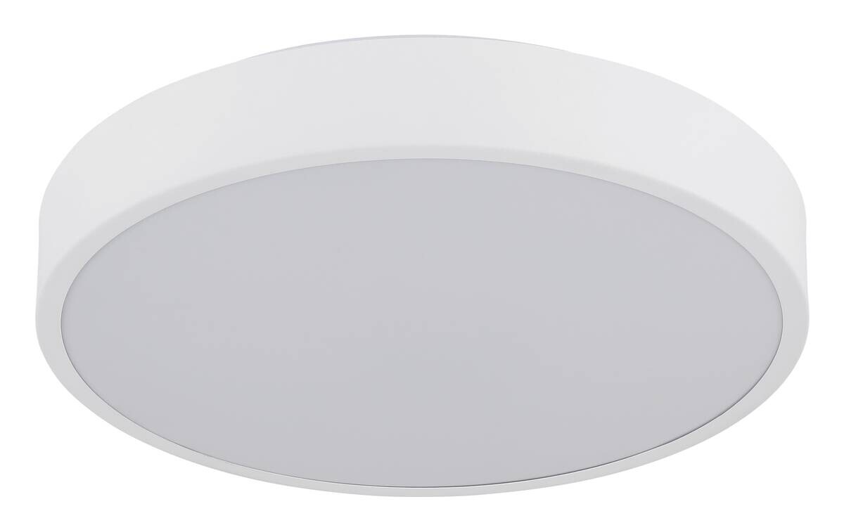 GLOBO LED-Deckenleuchte Opal weiß Kunststoff Metall H/D: ca. 7x33,2 cm 1 Brennstellen