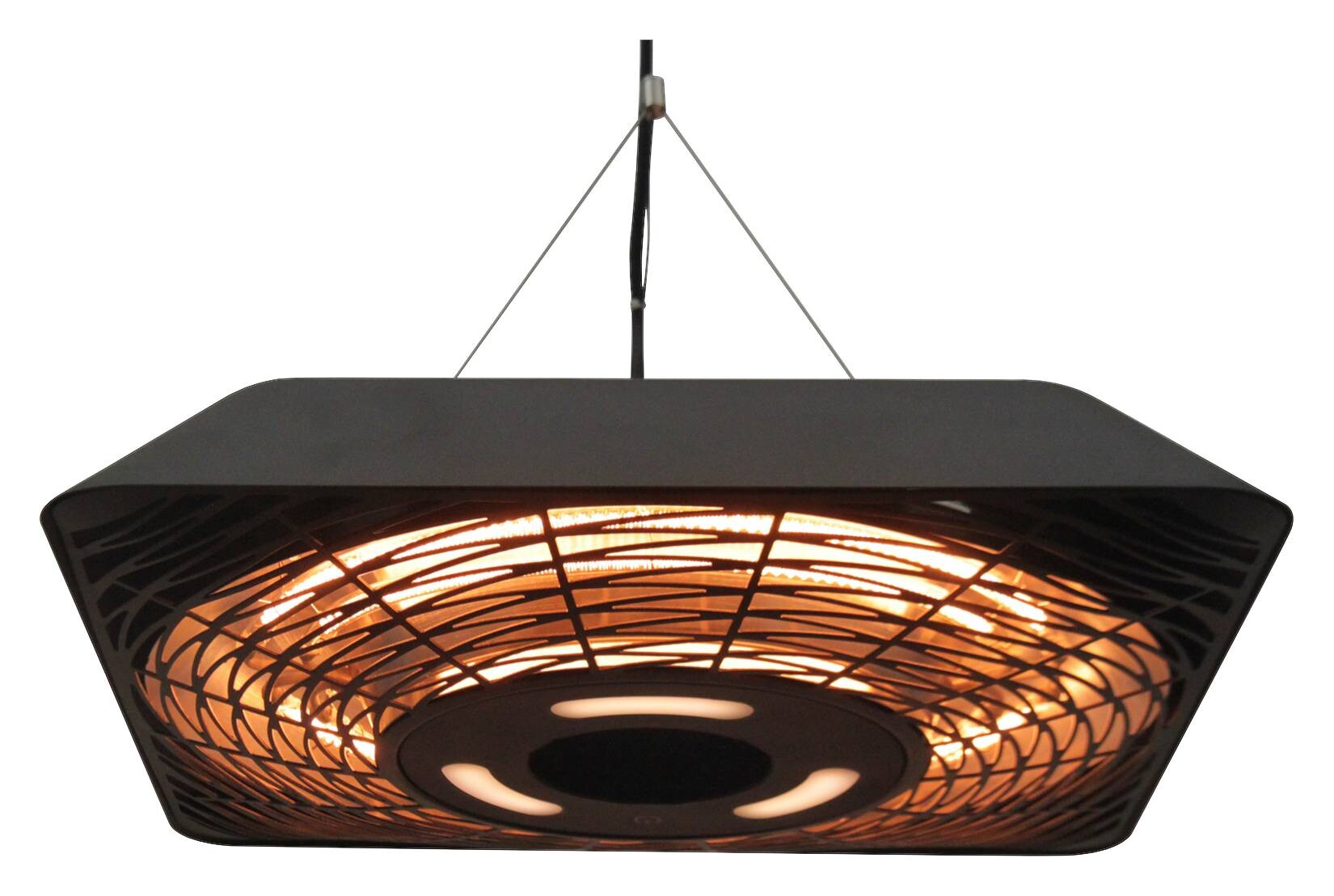 Outsunny Deckenheizstrahler 842-136V90 schwarz B/H/T: ca. 45x10x45 cm