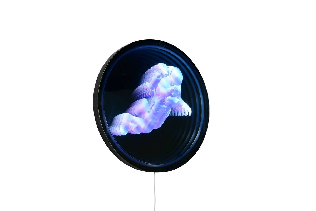Reality LED-Wandleuchte Duke schwarz B/H: ca. 40x3 cm