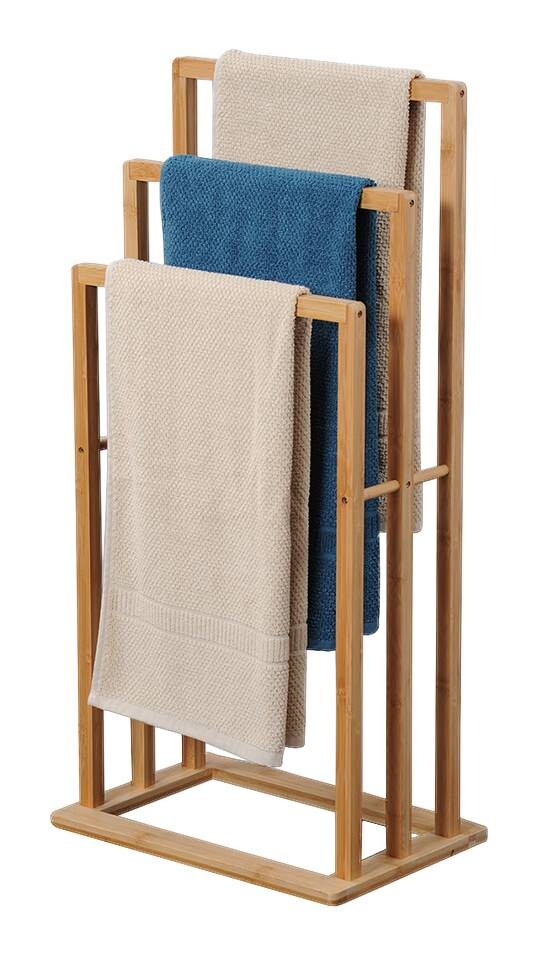 Kesper Handtuchhalter Bambus natur Bambus B/H/L: ca. 27x82x40 cm