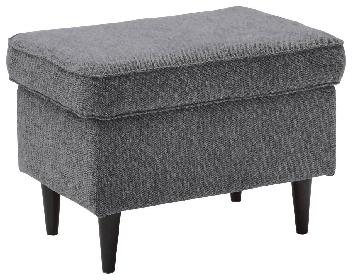 Hocker Oskar 8 anthrazit Microfaser B/H/T: ca. 63x43x42 cm