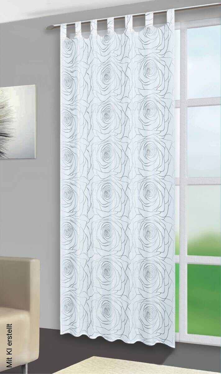 silver edition Kombivorhang Fame weiß B/L: ca. 135x245 cm