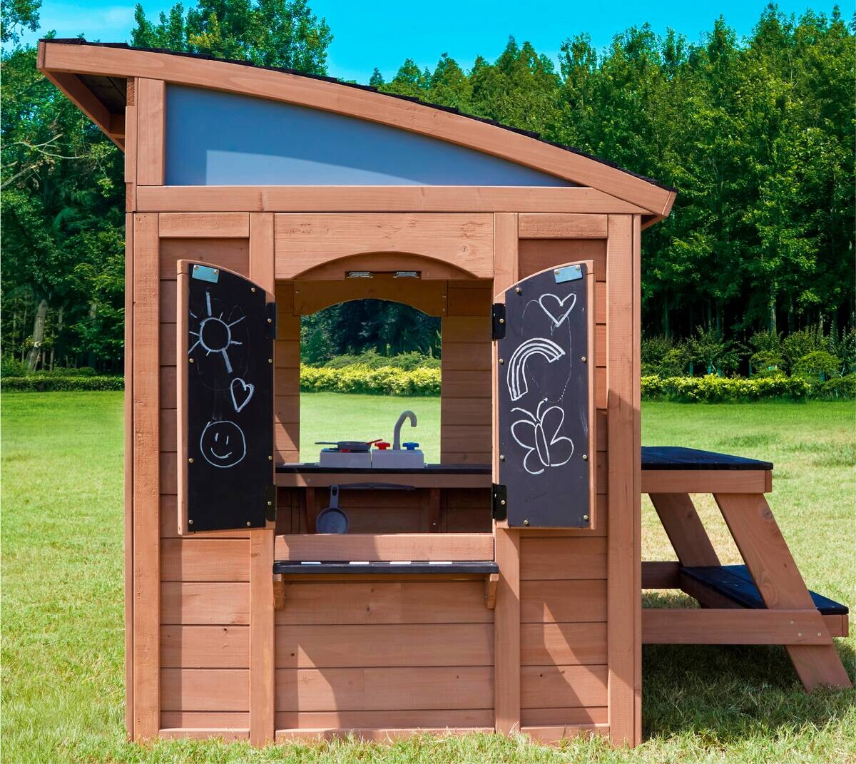 Zwerkules Spielhaus Trolli natur B/H/L: ca. 177x139x156 cm