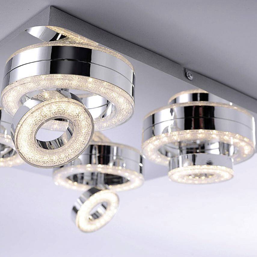 Just Light Smarte Deckenleuchte 14662-17 B/H: ca. 40x15 cm
