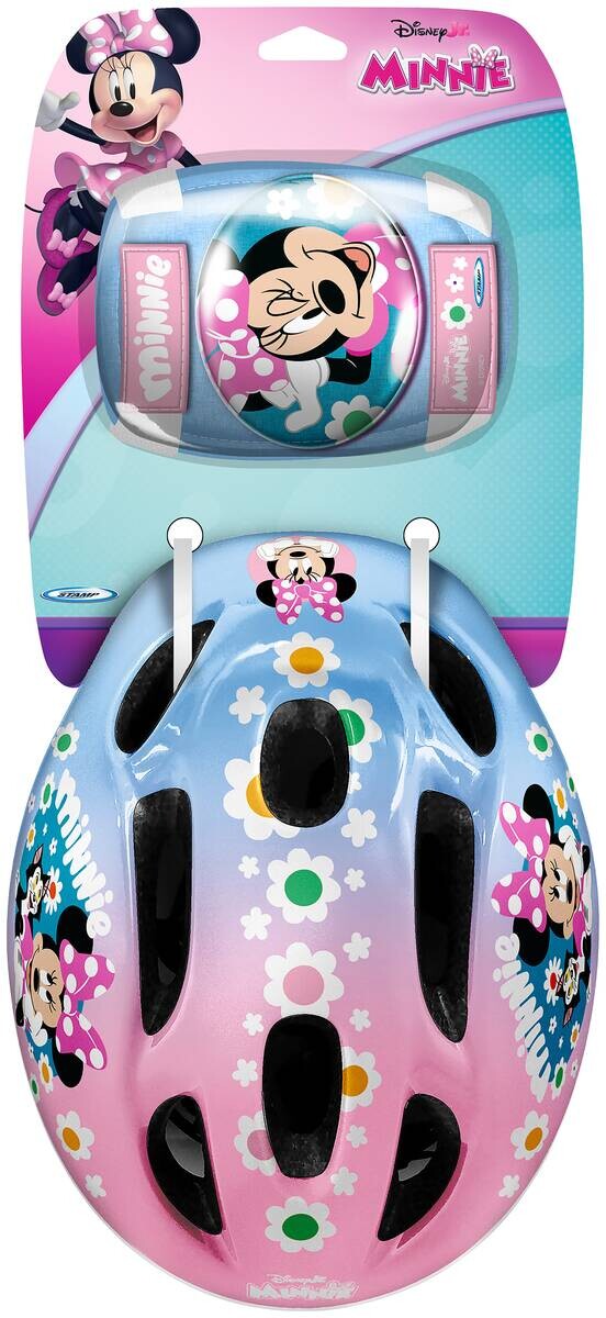 Minnie /Disney Kinderhelm mit Polstern bunt bunt