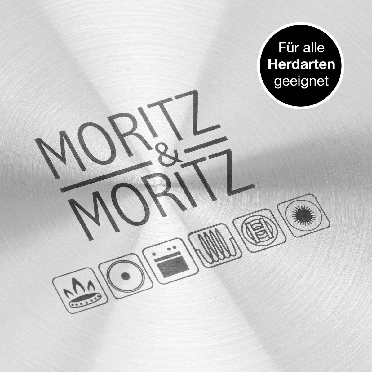 Moritz & Moritz Pfanne silber Edelstahl