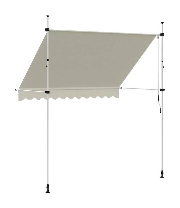 vidaXL Markise creme B/L: ca. 250x300 cm