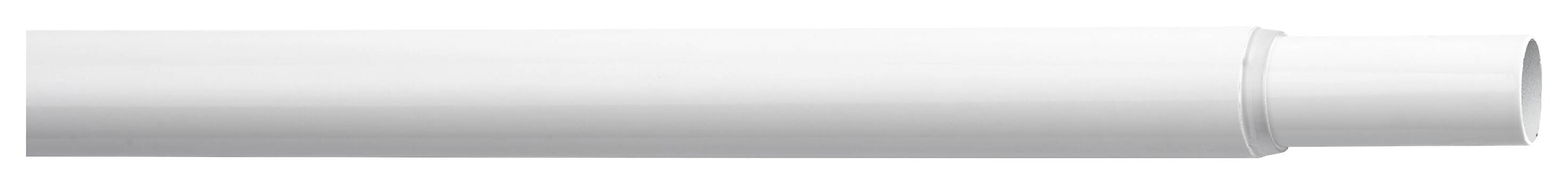 ondeco Stilgarnitur Rohr weiß Metall L: ca. 210 cm ausziehbar von ca. 120 bis 210 cm 1.0 Läufe